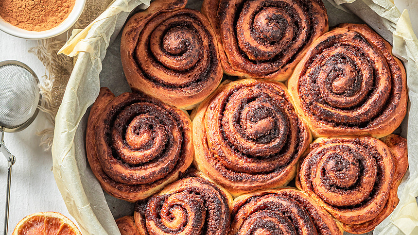 булочки с корицей