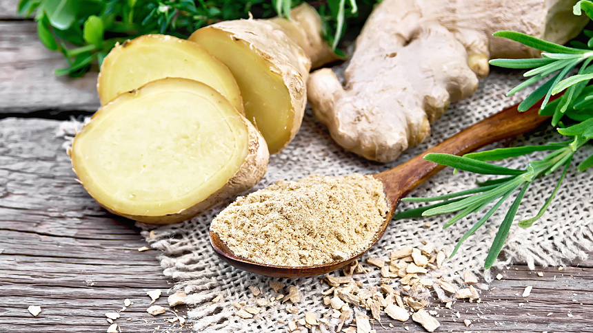 порошок имбиря фото