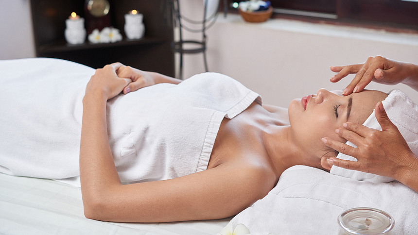 массаж лица фото