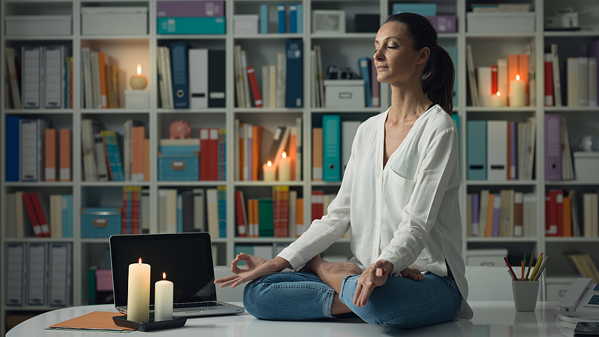 медитация на свече фото