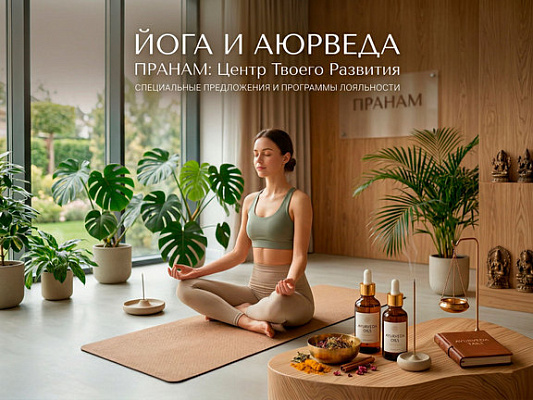 Скидки и бонусы: йога и аюрведа