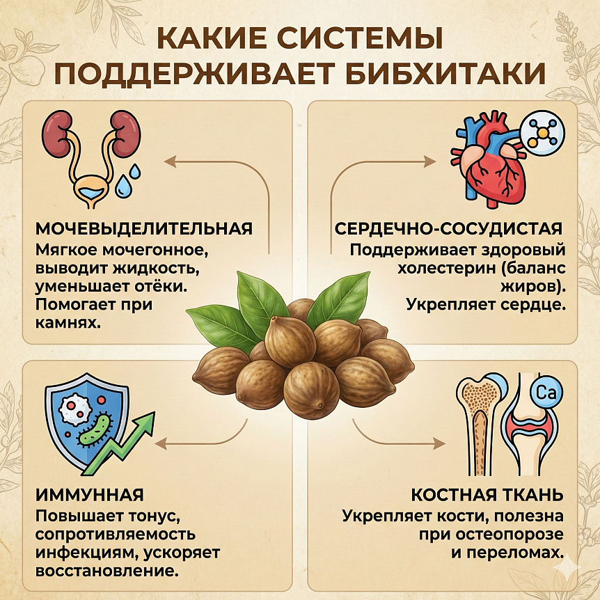 Инфографика какие системы организма поддерживает бибхитаки