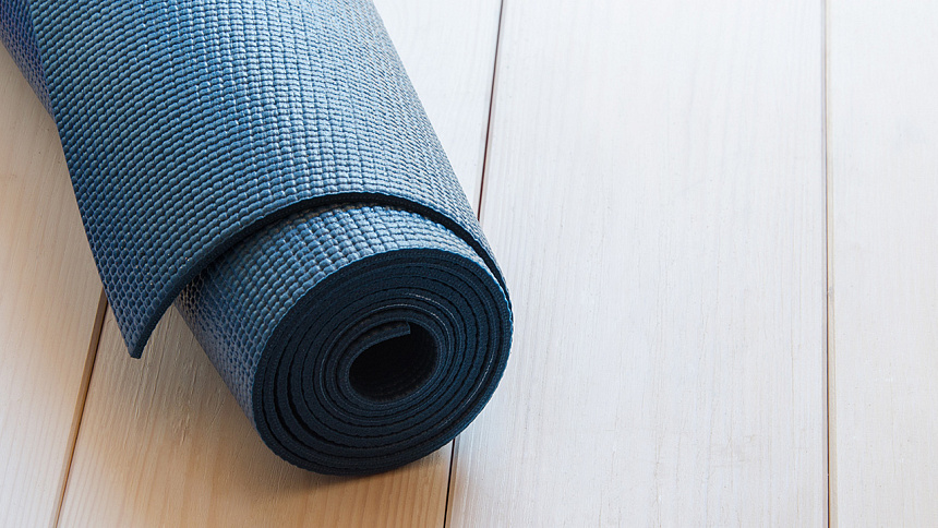 коврик для йоги из пвх фото