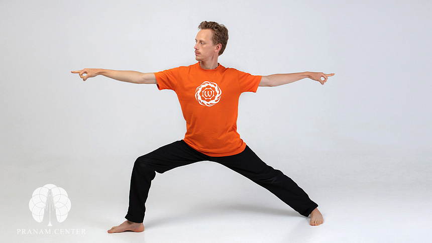 Вирабхадрасана II фото